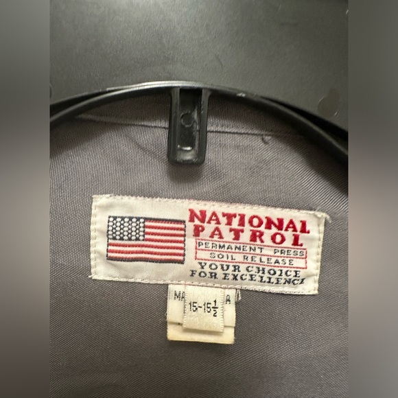 Men’s Allied Universal Security Services Grey/Black Short Sleeve Shirt 15-15.5 - Picture 7 of 8